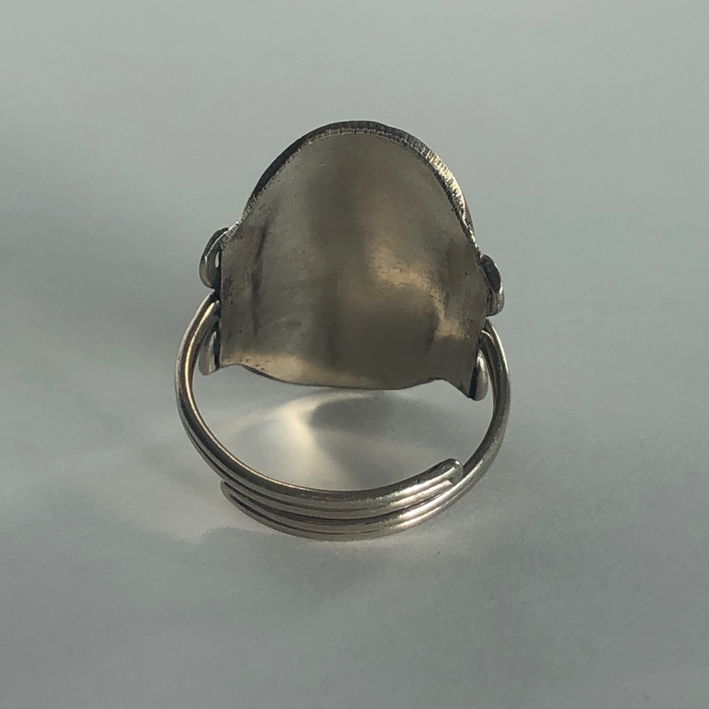 Blue Howlite Adjustable Ring - Picture 4 of 4